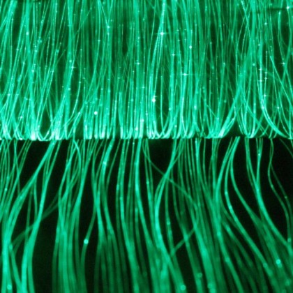 ORGANZA BLACK FABRIC (LUMINOUS FIBER OPTIC FABRIC)